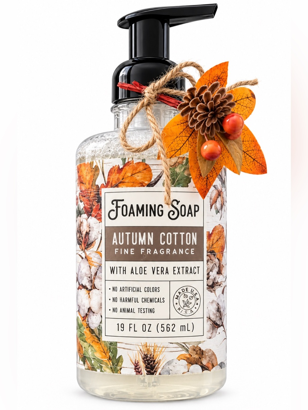 Autumn Cotton Hand Soap with Aloe Vera